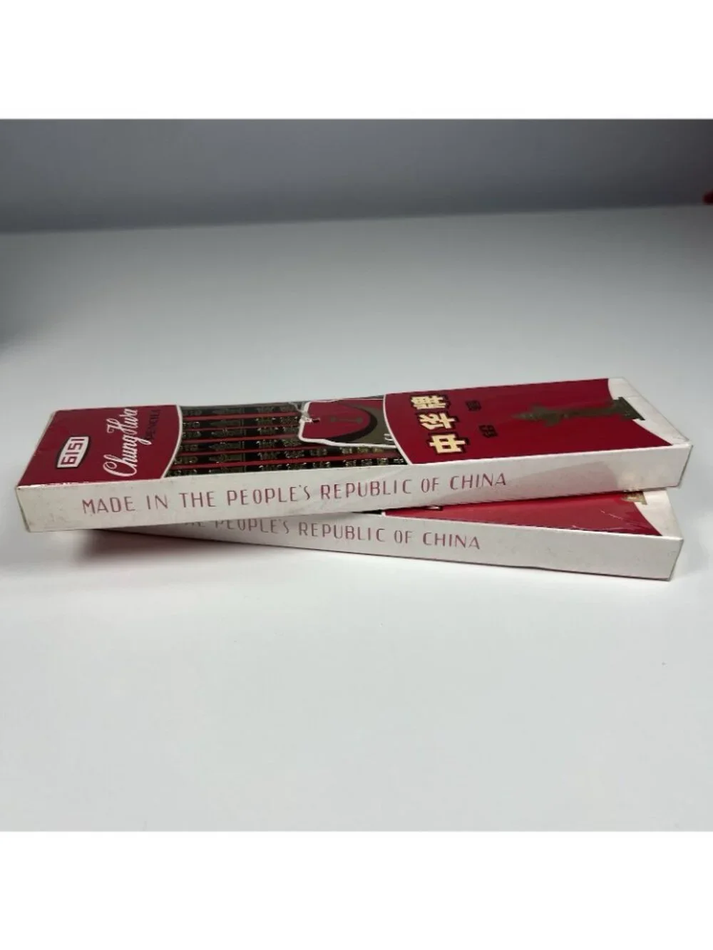 Vintage Chung Hwa 6151 HB Pencils 2 Sealed 12-Packs NOS China 24 Pencils